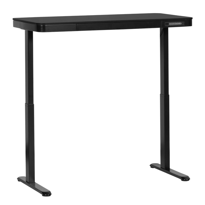 CR-118 E 150/70 Carmen Ергономично бюро с електрическо регулиране на височината - черен